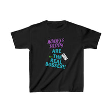 Load image into Gallery viewer, TELL'EM UNC MOM & DAD ARE "NOT" BOSS Kids Heavy Cotton™ Tee