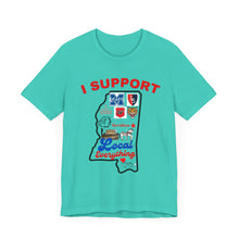 Load image into Gallery viewer, "SUPPORT EVERYTHING LOCAL" Unisex Short Sleeve Tee