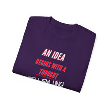 Load image into Gallery viewer, IDEAS, THOUGHTS, & PLANS Unisex Ultra Cotton Tee