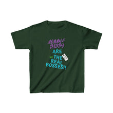 Load image into Gallery viewer, TELL'EM UNC MOM & DAD ARE "NOT" BOSS Kids Heavy Cotton™ Tee