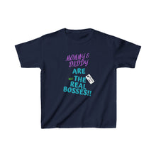 Load image into Gallery viewer, TELL'EM UNC MOM & DAD ARE "NOT" BOSS Kids Heavy Cotton™ Tee
