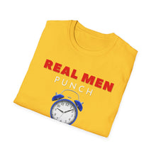 Load image into Gallery viewer, "REAL MEN" Unisex Softstyle T-Shirt