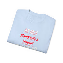 Load image into Gallery viewer, IDEAS, THOUGHTS, & PLANS Unisex Ultra Cotton Tee