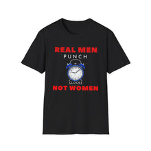 Load image into Gallery viewer, "REAL MEN" Unisex Softstyle T-Shirt