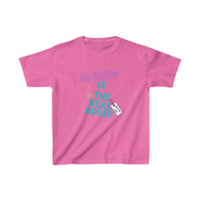 Load image into Gallery viewer, TELL'EM UNC DADDY IS "NOT" THE BOSS Kids Heavy Cotton™ Tee