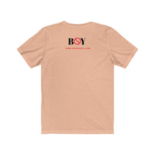 Load image into Gallery viewer, "BOY STOP" I'M SINGLE NOT DESPARATE Female Jersey Short Sleeve Tee