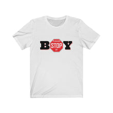Load image into Gallery viewer, "BOY STOP" LADIES Jersey Short Sleeve Tee