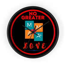 Load image into Gallery viewer, NO GREATER LOVE RED CIRCLE Wall clock