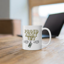 Load image into Gallery viewer, PROUD ARMY VETERAN Ceramic Mug 11oz by DRSORDERZ.COM