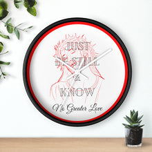 Load image into Gallery viewer, NGL Just Be Still & Know Wall clock