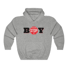 Load image into Gallery viewer, "BOY STOP" LADIES Heavy Blend™ Hooded Sweatshirt