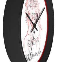 Load image into Gallery viewer, NGL Just Be Still & Know Wall clock