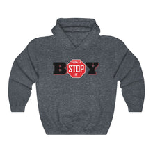 Load image into Gallery viewer, "BOY STOP" LADIES Heavy Blend™ Hooded Sweatshirt