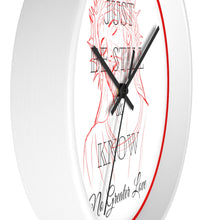 Load image into Gallery viewer, NGL Just Be Still & Know Wall clock