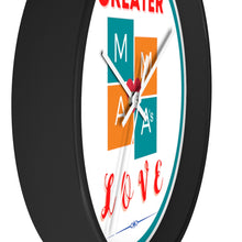 Load image into Gallery viewer, NO GREATER LOVE WHITE Wall clock