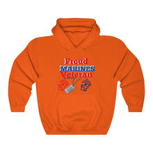 Load image into Gallery viewer, "PROUD MARINES VETERAN" Unisex Heavy Blend™ Hooded Sweatshirt