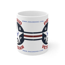 Load image into Gallery viewer, PROUD AIR FORCE VETERAN Ceramic Mug 11oz by DRORDERZ.COM