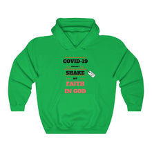 Load image into Gallery viewer, TELL'EM UNC COVID COULDN'T SHAKE MY FAITH Unisex Heavy Blend™ Hooded Sweatshirt