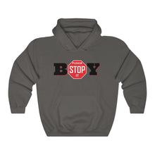 Load image into Gallery viewer, "BOY STOP" LADIES Heavy Blend™ Hooded Sweatshirt