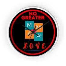 Load image into Gallery viewer, NO GREATER LOVE RED CIRCLE Wall clock