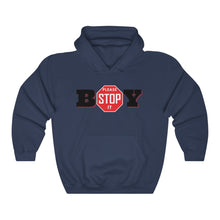 Load image into Gallery viewer, "BOY STOP" LADIES Heavy Blend™ Hooded Sweatshirt