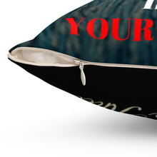 Load image into Gallery viewer, DeCor by DeCarlus RheaSean "MY LOVE IS YOUR LOVE" Square Pillow