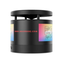 Load image into Gallery viewer, Enlighten Encourage & Inspire Metal Bluetooth Speaker and Wireless Charging Pad