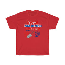 Load image into Gallery viewer, "PROUD MARINES VETERAN" Unisex Heavy Cotton Tee