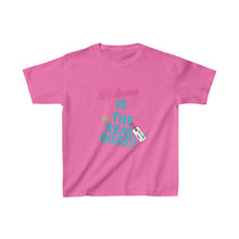 Load image into Gallery viewer, TELL'EM UNC MOMMY IS "NOT" THE BOSS Kids Heavy Cotton™ Tee