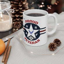Load image into Gallery viewer, PROUD AIR FORCE VETERAN Ceramic Mug 11oz by DRORDERZ.COM