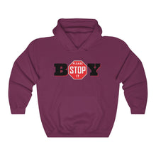 Load image into Gallery viewer, "BOY STOP" LADIES Heavy Blend™ Hooded Sweatshirt