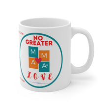 Load image into Gallery viewer, MAMA'S LOVE BLUE CIRCLE Ceramic Mug 11oz by DRSORDERZ.COM