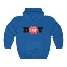 Load image into Gallery viewer, "BOY STOP" LADIES Heavy Blend™ Hooded Sweatshirt