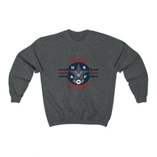 Load image into Gallery viewer, "PROUD AIR FORCE VETERAN" Unisex Heavy Blend™ Crewneck Sweatshirt
