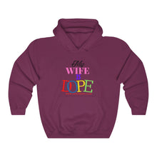 Load image into Gallery viewer, MY WIFE IS DOPE Heavy Blend™ Hooded Sweatshirt
