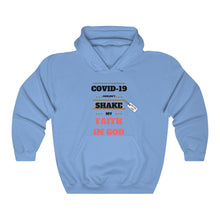 Load image into Gallery viewer, TELL'EM UNC COVID COULDN'T SHAKE MY FAITH Unisex Heavy Blend™ Hooded Sweatshirt