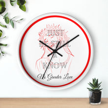 Load image into Gallery viewer, NGL Just Be Still & Know Wall clock