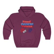 Load image into Gallery viewer, "PROUD MARINES VETERAN" Unisex Heavy Blend™ Hooded Sweatshirt