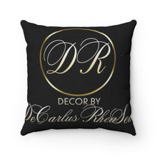 Load image into Gallery viewer, DeCor by DeCarlus RheaSean "MY LOVE IS YOUR LOVE" Square Pillow