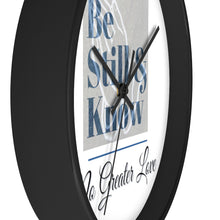 Load image into Gallery viewer, No Greater Love White Wall clock