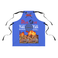 Load image into Gallery viewer, Blue Customized Apron For RueQue BBQ
