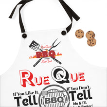 Load image into Gallery viewer, White Customized RueQue Apron
