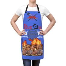 Load image into Gallery viewer, Blue Customized Apron For RueQue BBQ
