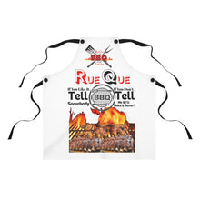 Load image into Gallery viewer, White Customized RueQue Apron
