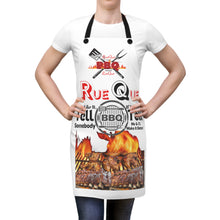 Load image into Gallery viewer, White Customized RueQue Apron
