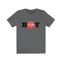 Load image into Gallery viewer, &quot;BOY STOP&quot; LADIES Jersey Short Sleeve Tee
