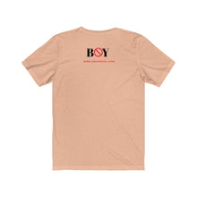 Load image into Gallery viewer, &quot;BOY STOP&quot; I&#39;M SINGLE NOT DESPARATE Female Jersey Short Sleeve Tee
