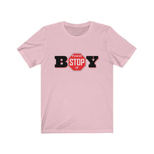 Load image into Gallery viewer, &quot;BOY STOP&quot; LADIES Jersey Short Sleeve Tee
