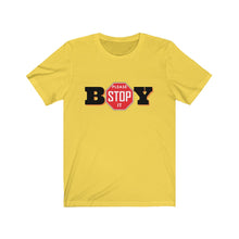 Load image into Gallery viewer, &quot;BOY STOP&quot; LADIES Jersey Short Sleeve Tee
