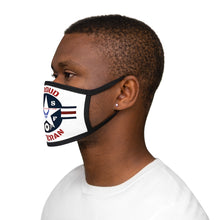 Load image into Gallery viewer, &quot;PROUD AIR FORCE VET&quot; Mixed-Fabric Face Mask
